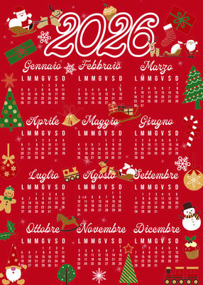 STROFINACCIO BENNY CALENDARIO 60X80 Tellini S.r.l. Ingrosso Abbigliamento